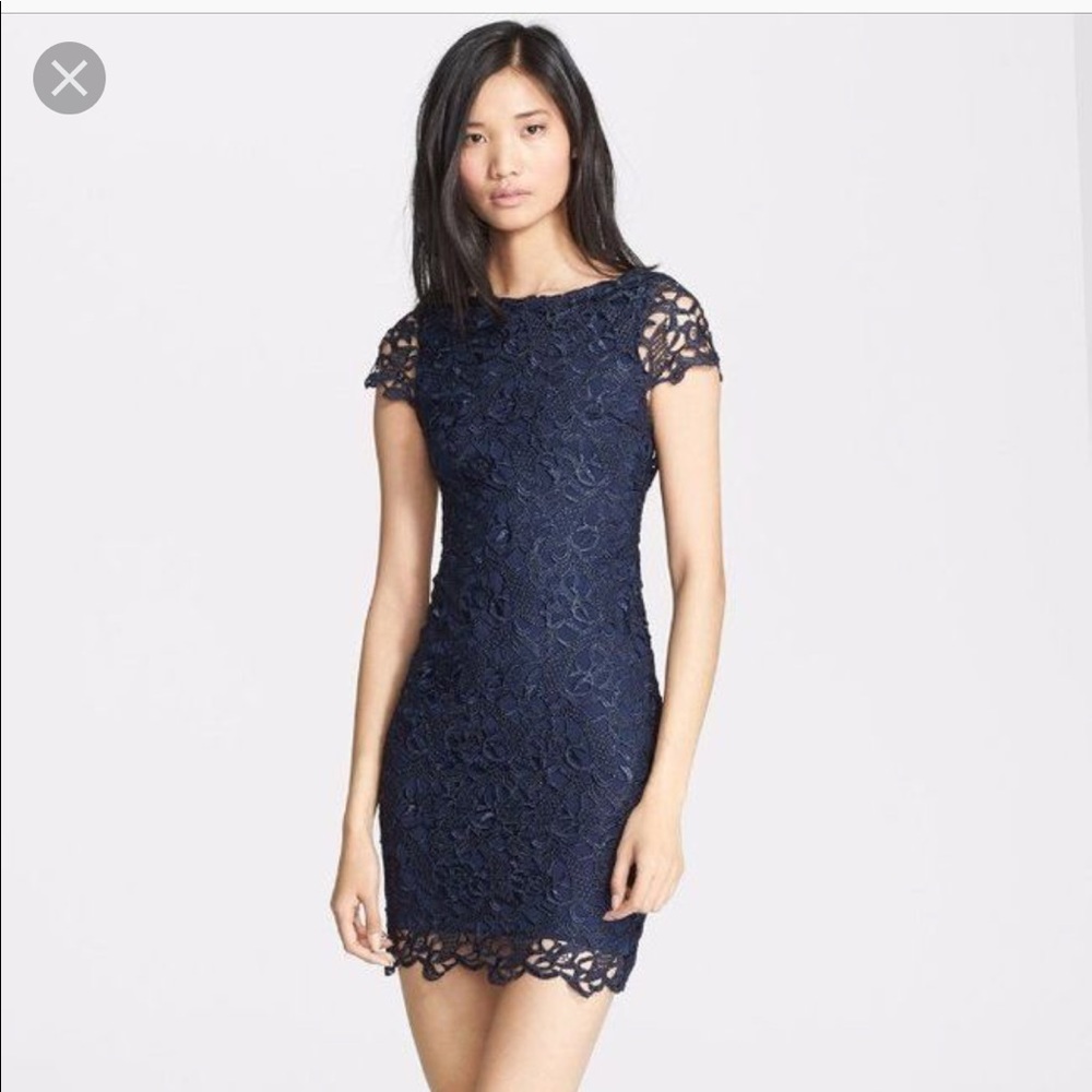 Alice & Olivia Navy Dress